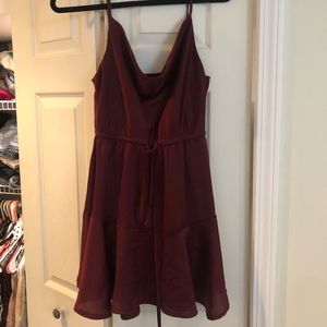 Scoop neck dress